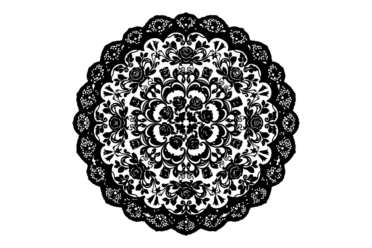 Intricate Floral Mandala Vector, an Object Graphic by Gfx_Store (Photo 14 of 16)