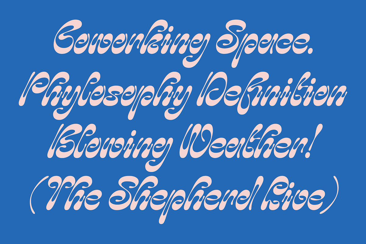 Amiza - Psychedelic Font, a Sans Serif Font by Zarma Type (Photo 7 of 14)
