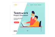 landing page, an App Template by Podis (Thumbnail 8 of 16)