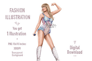 Taylor Swift Illustration