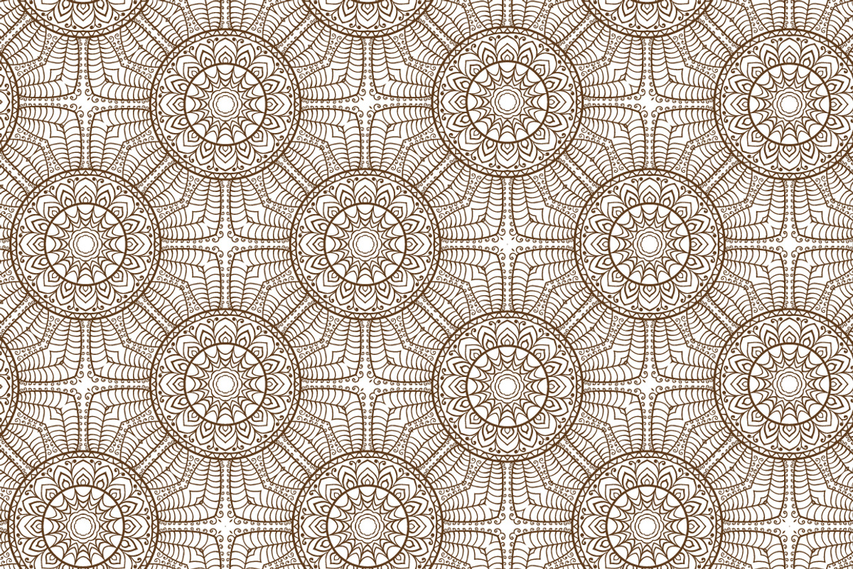 6 Eastern seamless patterns, a Pattern Graphic by Della_Liner (Photo 5 of 5)