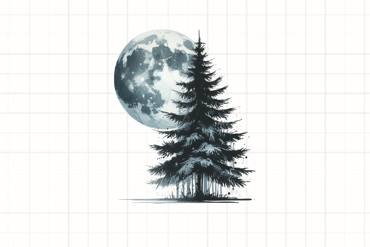 Watercolor Moody Christmas Clipart, an Illustration by CrexoraLab (Photo 3 of 5)