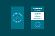Blue Business Card Company, a Templates & Theme by studiogstock (Thumbnail 3 of 3)