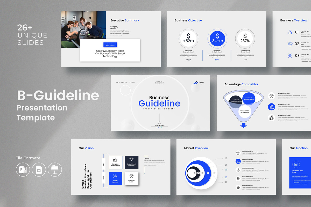 Business Guideline Template, a Presentation Template by Creative-Work (Photo 1 of 9)