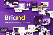Briand – Business Keynote Template, a Presentation Template by Dens Creative Studio (Thumbnail 1 of 6)