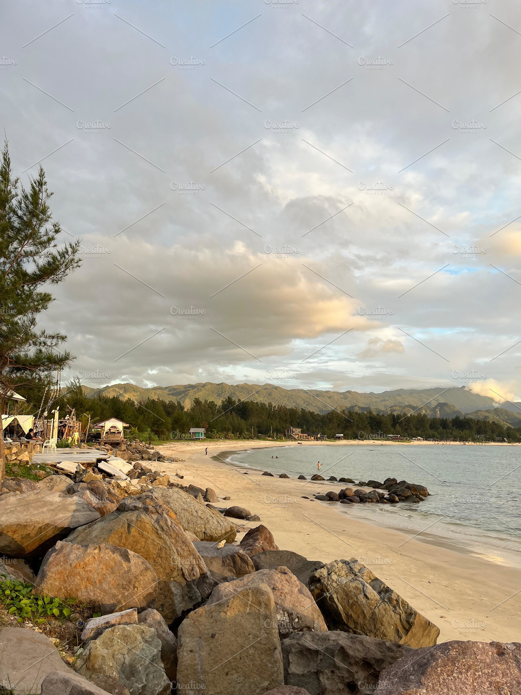 Golden Beach Sunset – Wallpaper, a Wallpaper Photo by dindoo