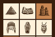 Vintage Cultures and Civilization, a Person Illustration by Creative Stall (Thumbnail 25 of 33)