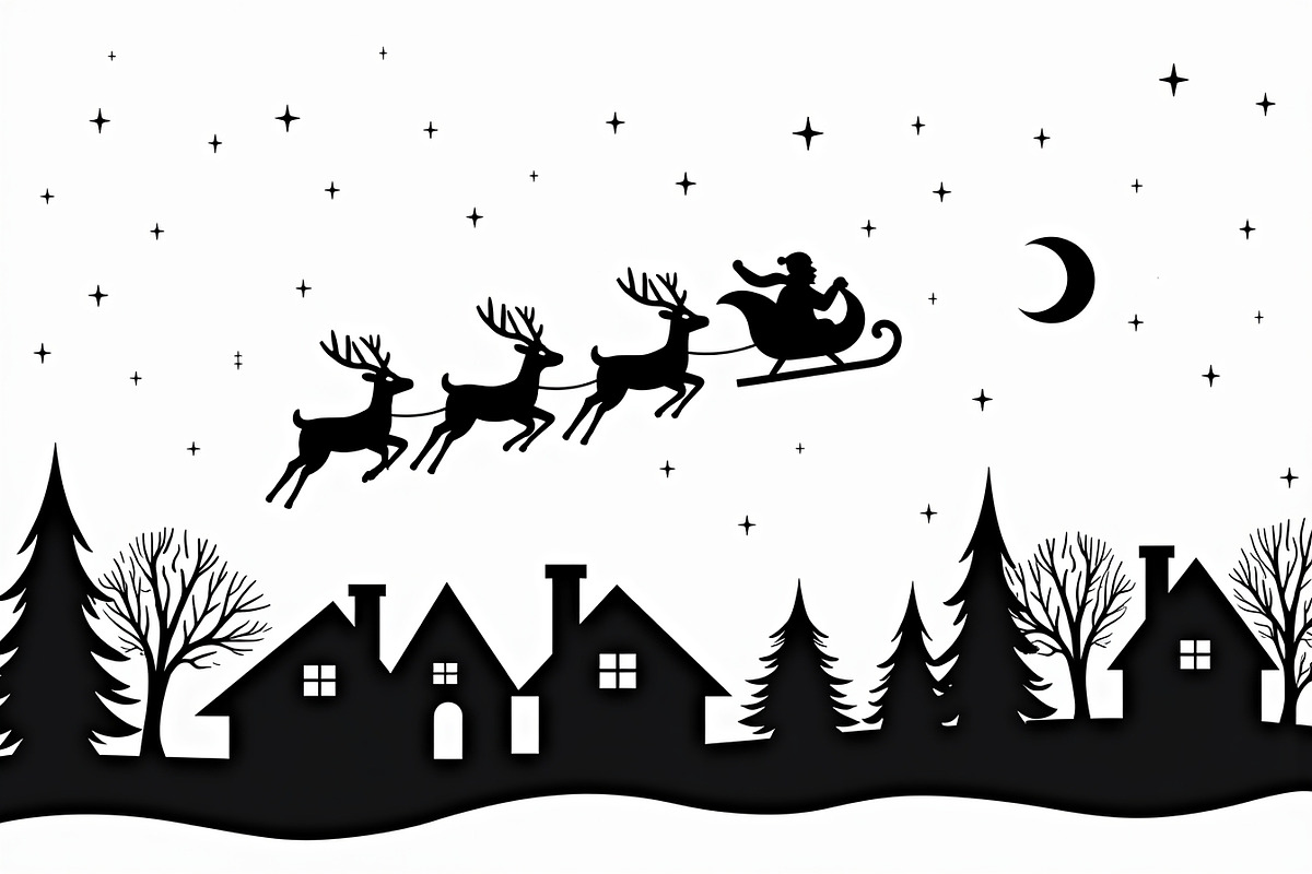 Santa Sleigh Vector Bundle, an Illustration by Amazin_art (Photo 20 of 21)