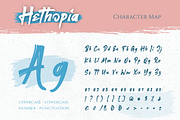 Hethopia, a Script Font by kerismaker (Thumbnail 4 of 12)