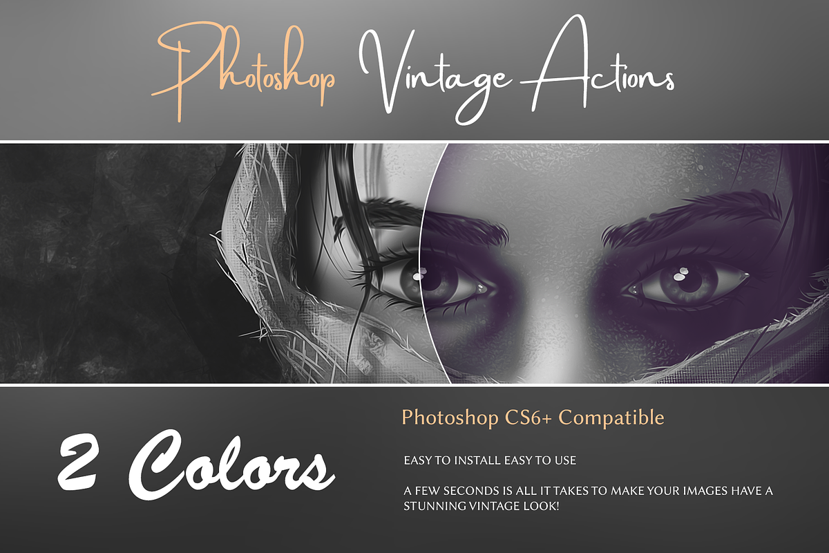 Photoshop Vintage Effect Actions