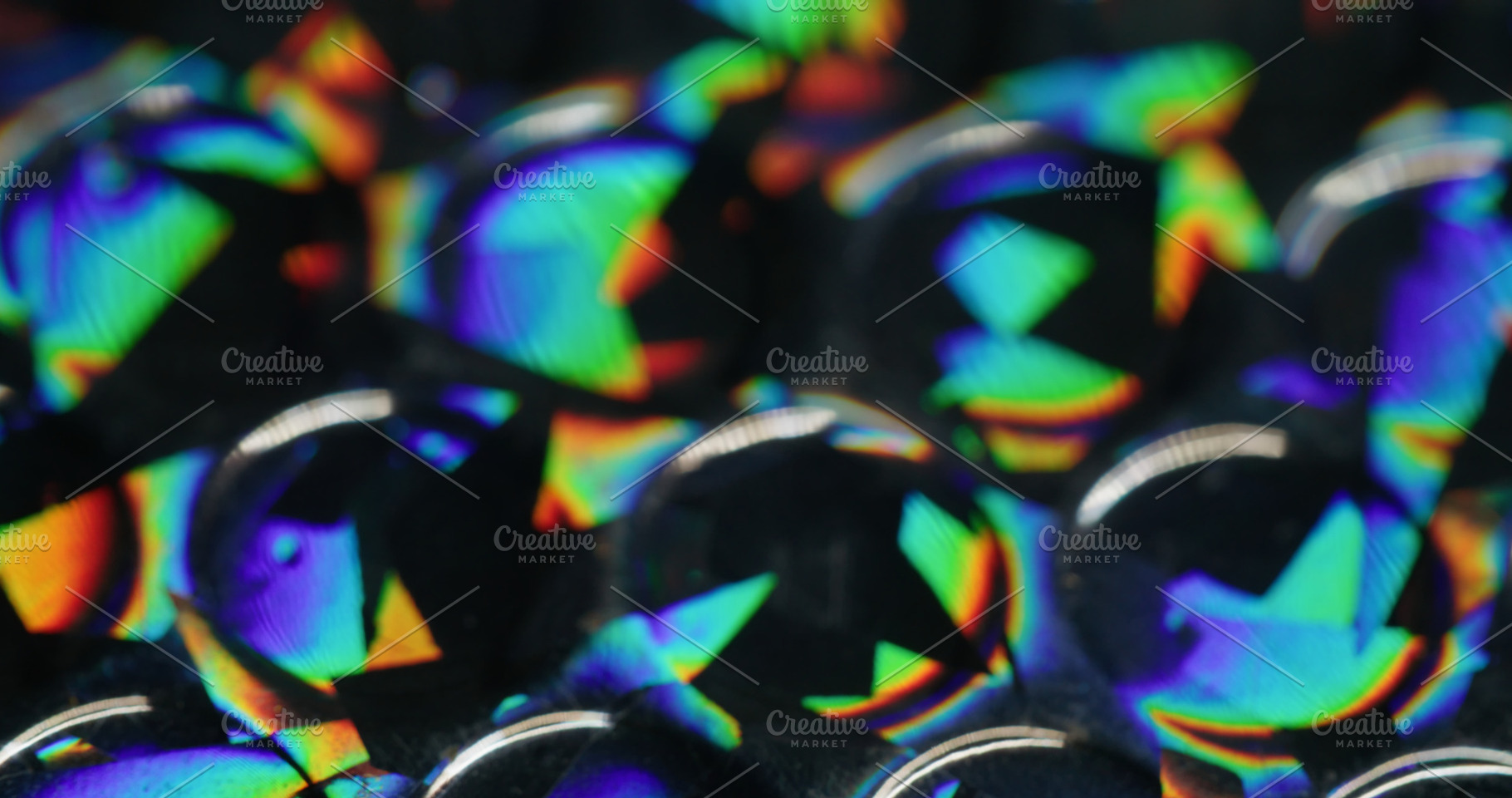 Defocused glow rainbow colorful light round gleam, a Background Photo by Photo Drive Studio
