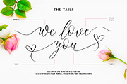 Bridgesty - Lovely Calligraphy Font, a Script Font by Motokiwo (Thumbnail 5 of 10)