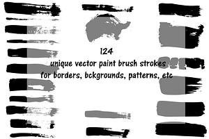 124 Vector Brushes