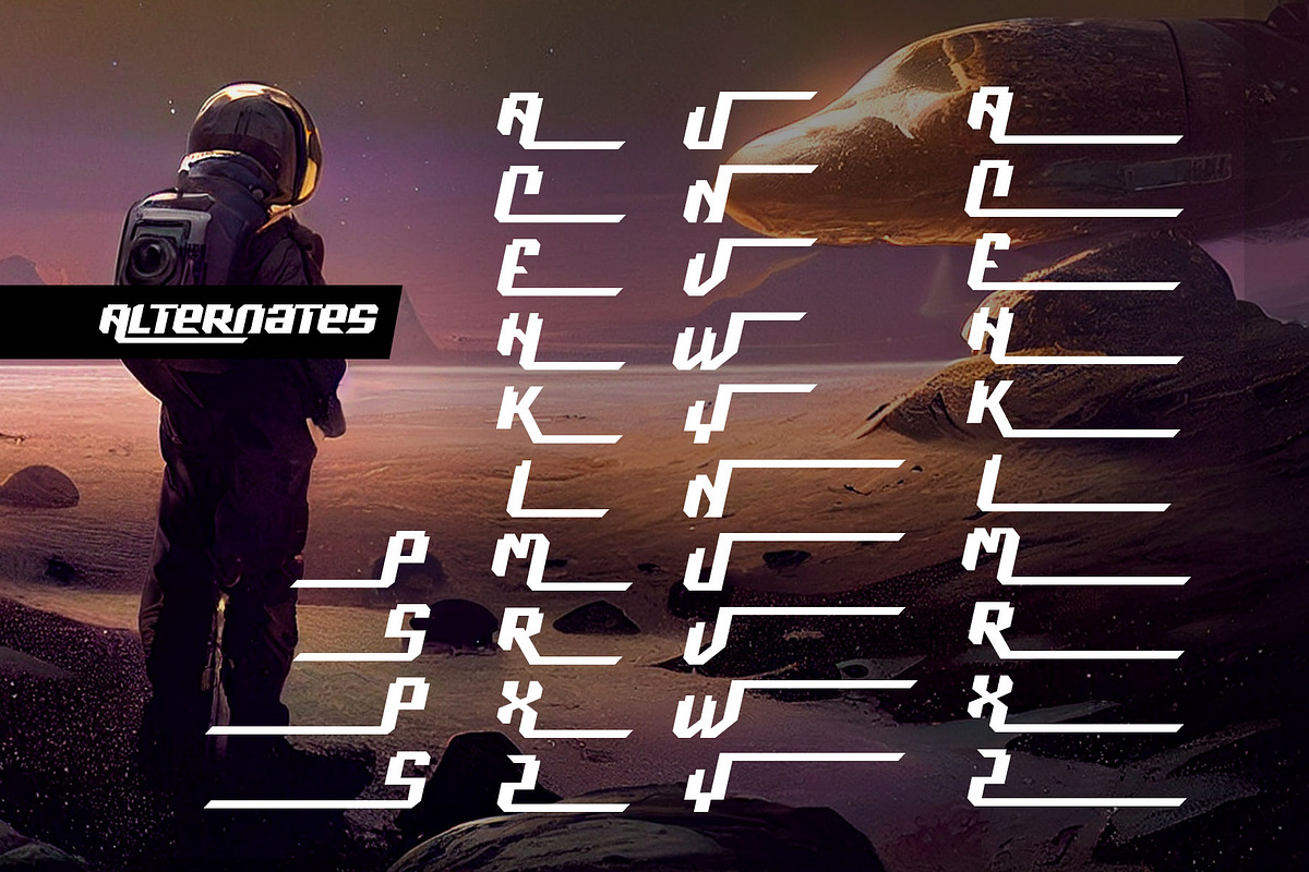 Analog Tracker - Techno Futuristic, a Font by Novitype (Photo 12 of 14)