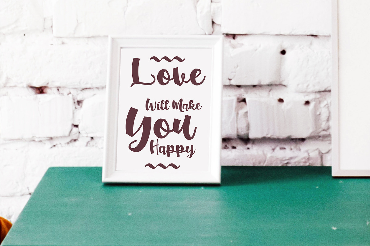 Loveena - A Script Bouncing Font, a Script Font by nIznaztype (Photo 2 of 6)