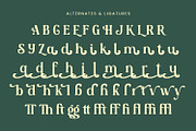 Sunitage - Vintage Display Font, a Handwritten Font by AQR Studio (Thumbnail 6 of 8)