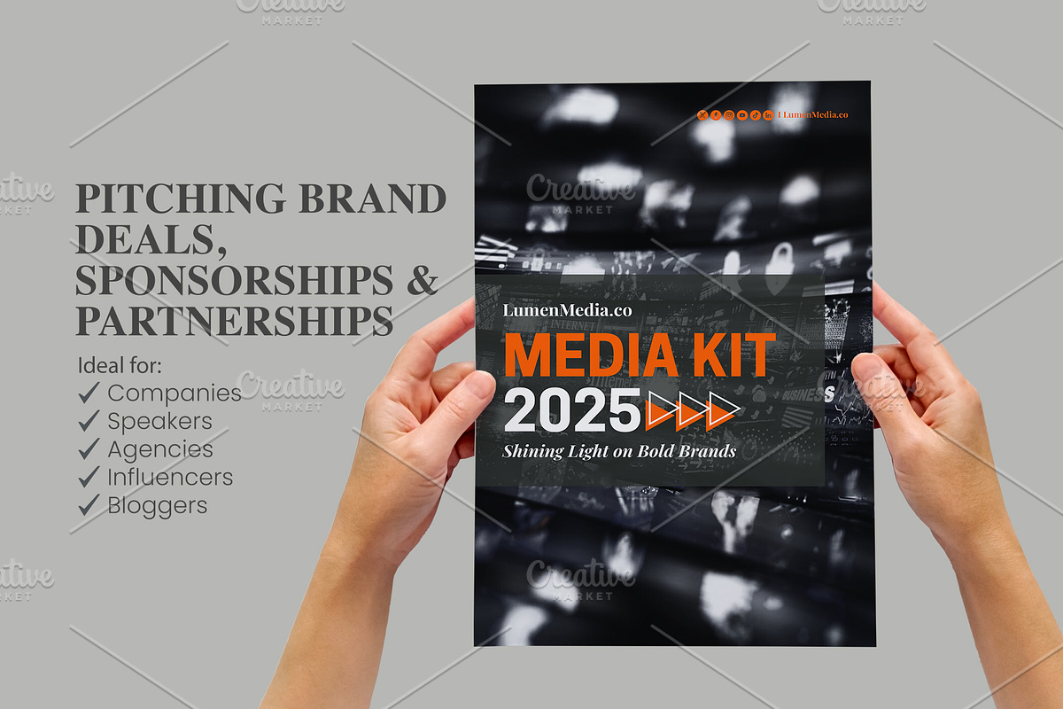 Modern Media Kit Template for Canva, a Brochure Template by Oshin Design (Photo 5 of 7)
