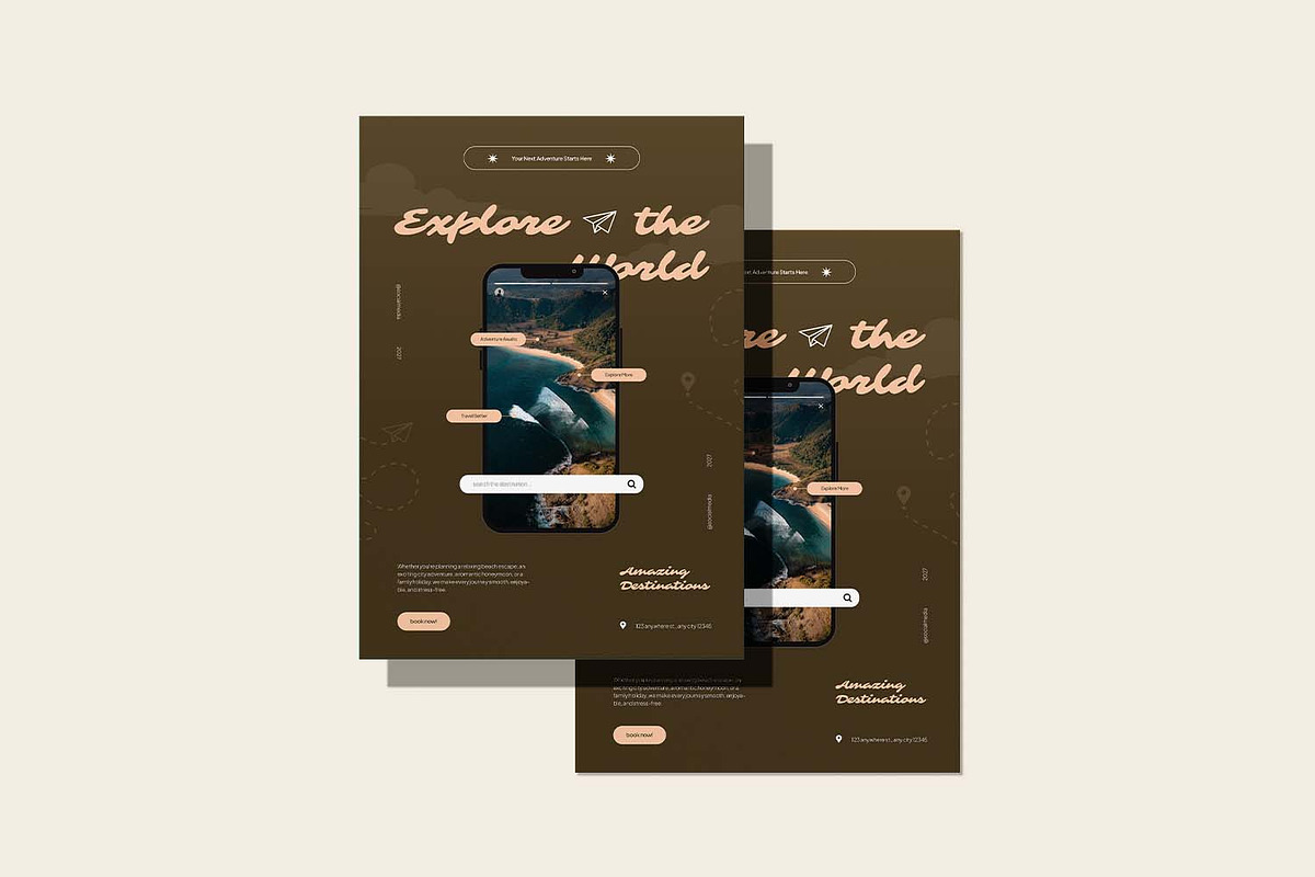 Travel Adventure - Poster, a Poster Template by Fannan Studio (Photo 2 of 3)