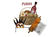 Jewish Year Holidays watercolor set, an Illustration by Bychovsky design (Thumbnail 3 of 12)