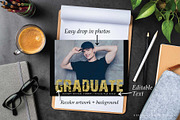 Goldrush Graduation Announce G100, an Invitation Template by Studio Forty Design (Thumbnail 3 of 6)