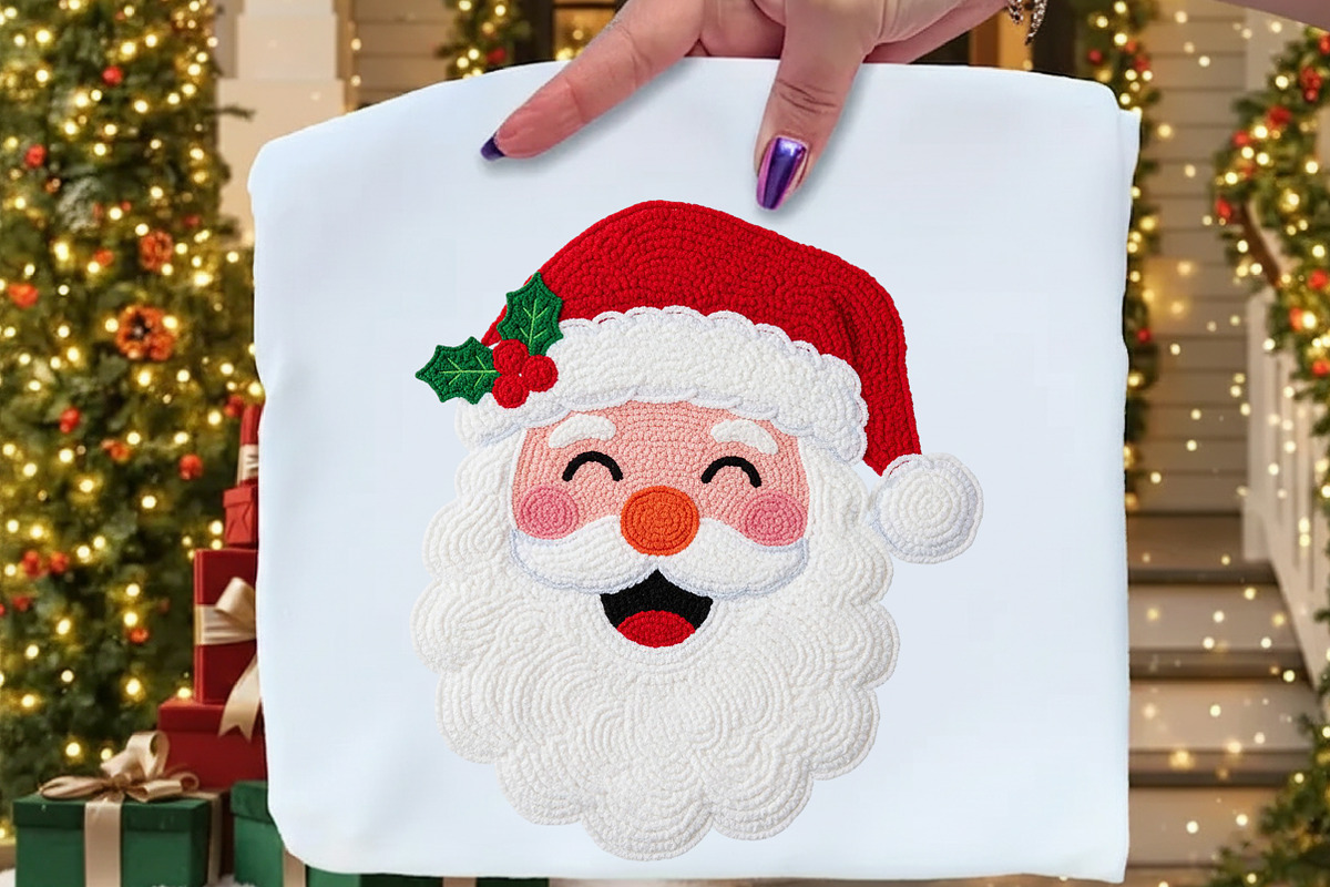 Christmas Santa Latch Hook Crochet, an Illustration by Craft Nest (Photo 5 of 5)