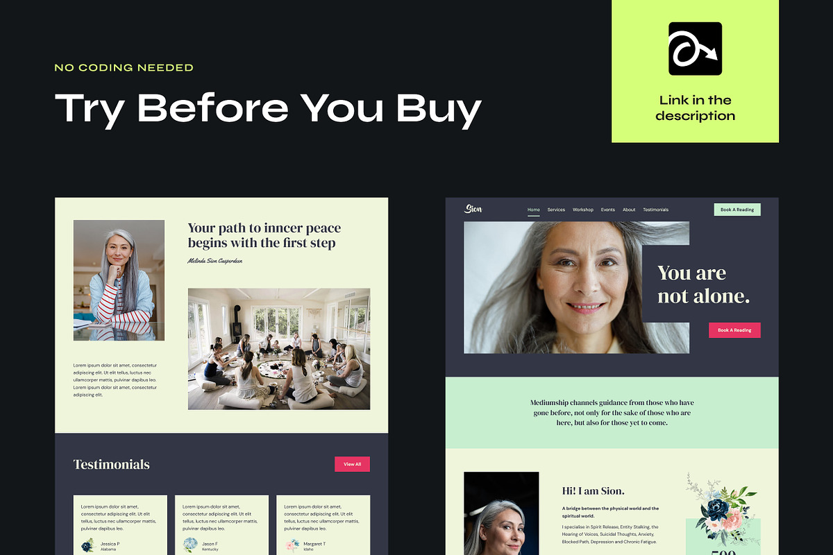 Psychic Medium Website Template, a WordPress Template by Awakened Templates (Photo 5 of 6)