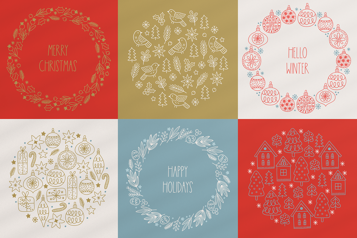 Tender Christmas Kit, a Seasonal Illustration by miumiu (Photo 11 of 15)