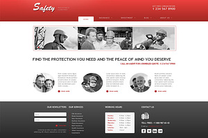 Safety - Insurance Joomla Theme