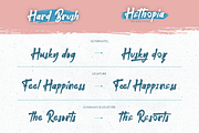 Hethopia, a Script Font by kerismaker (Thumbnail 2 of 12)