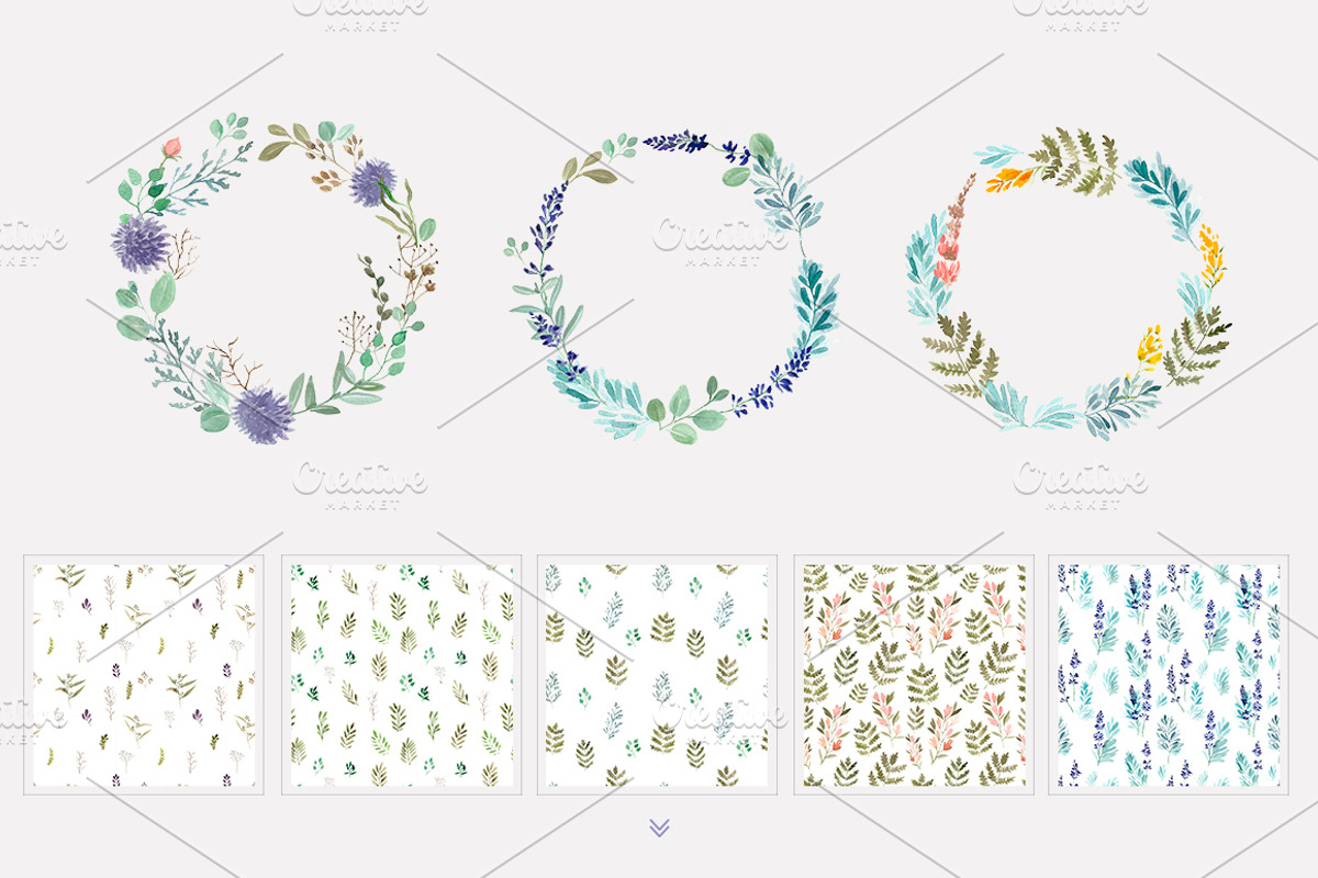 Watercolor hand drawn !BUNDLE!, an Animal Illustration by mikka_kika (Photo 5 of 20)