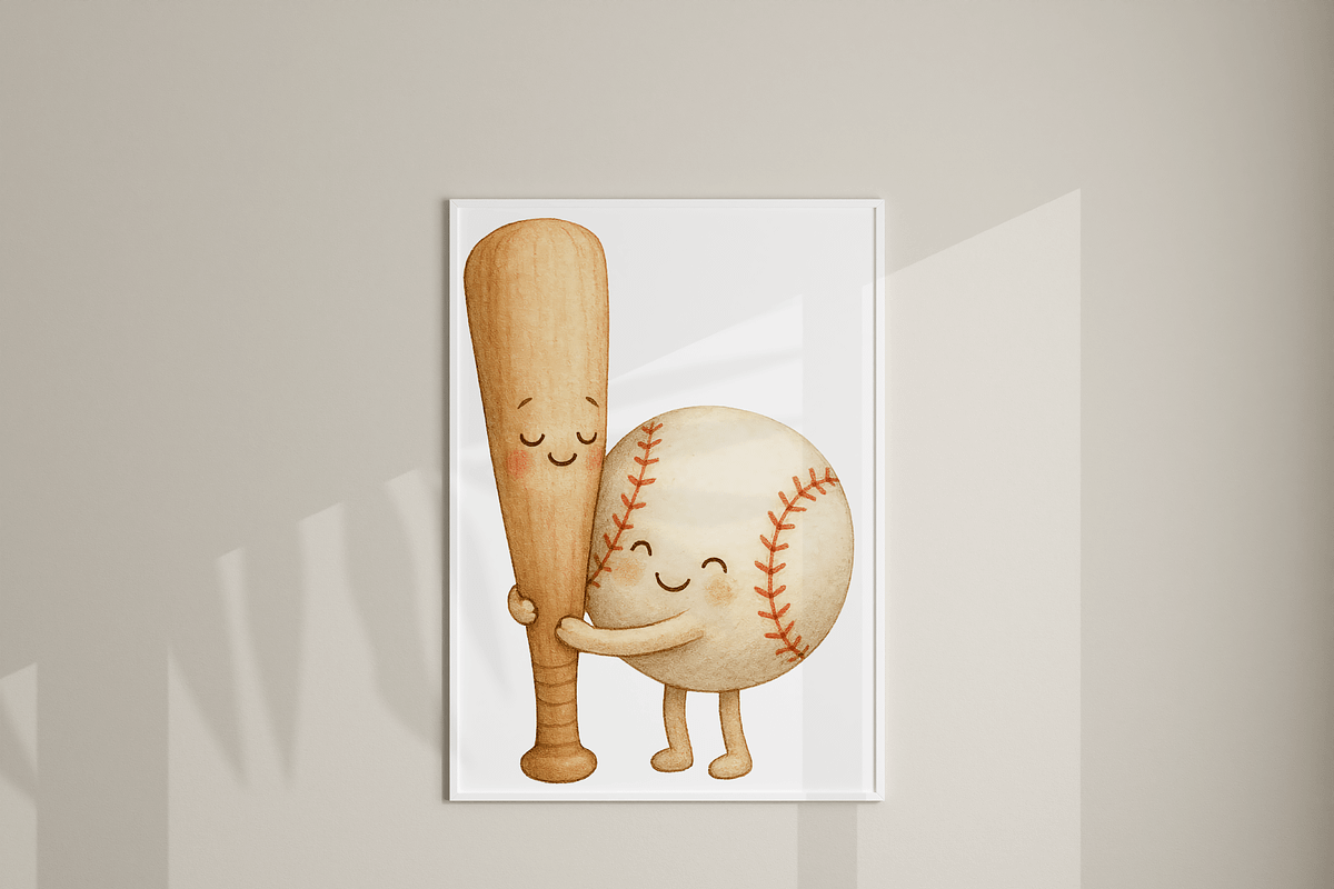Baseball Clipart Set, a Decorative Illustration by Pati Charm Studio (Photo 7 of 8)