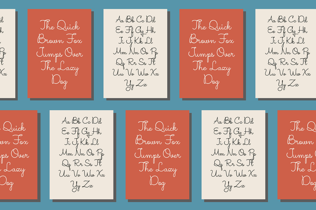 Klunkers Script, a Script Font by Any-Type® Foundry (Photo 4 of 7)