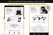Minimal Faceless Sales Page, a Wix Template by Template Twist Shop (Thumbnail 8 of 10)