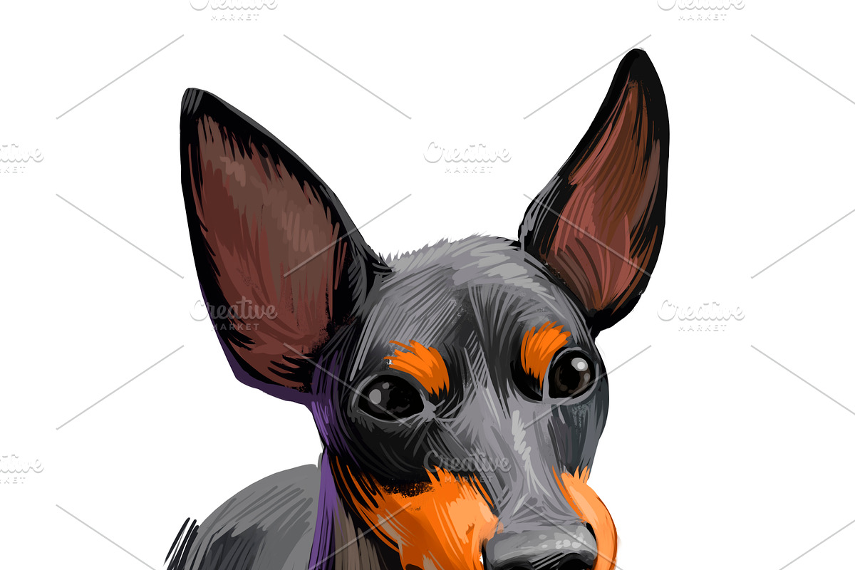 Puppies Dog Breeds Big Bundle 135Pcs, an Animal Illustration by Dneprstock (Photo 15 of 68)