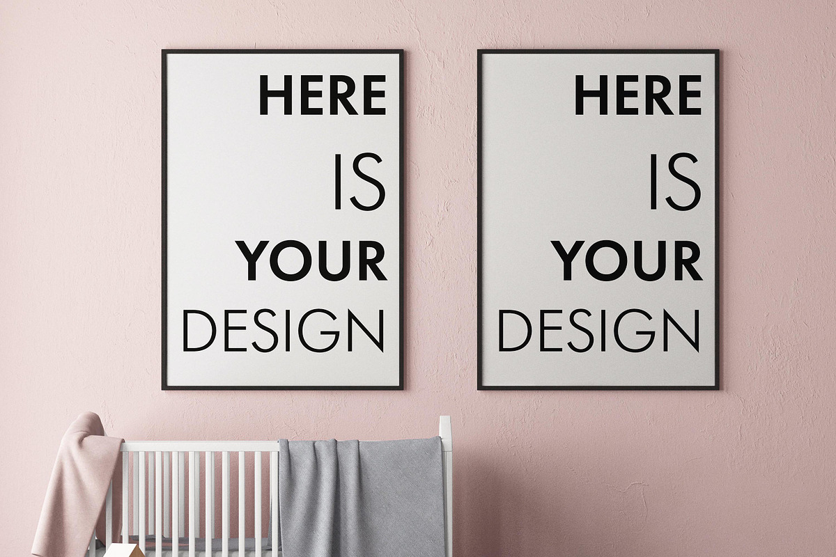 15 Mockups in the children's room, a Print Template by FilL239 (Photo 2 of 22)