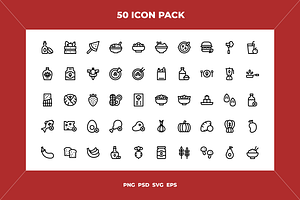 Vegan icons, an Outline Icon by Wencory