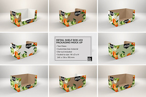 Retail Shelf Box Packaging Mockups1