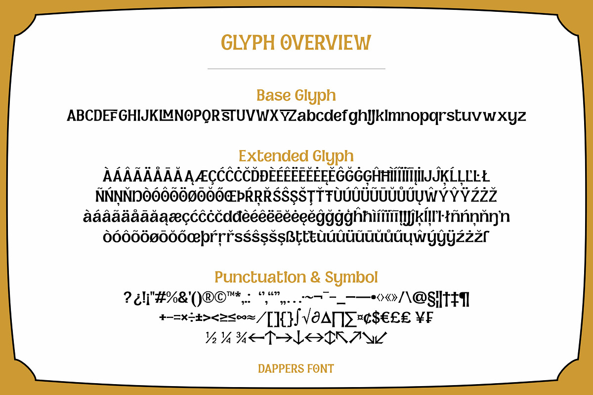 Dappers - a vintage display font, a Serif Font by Brainware Graphic (Photo 6 of 13)