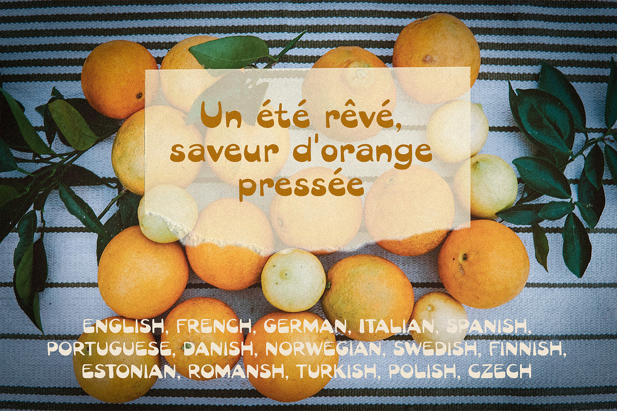 Juniper Lane Retro Font Bubble Sans, a Sans Serif Font by TD fonts (Photo 11 of 11)