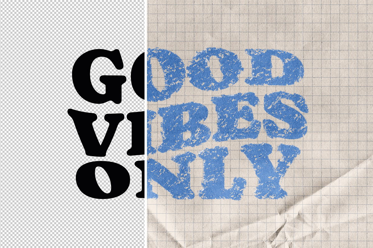 Wax Crayon Text Effect, a Layer Style Add-On by Design Squad (Photo 3 of 3)