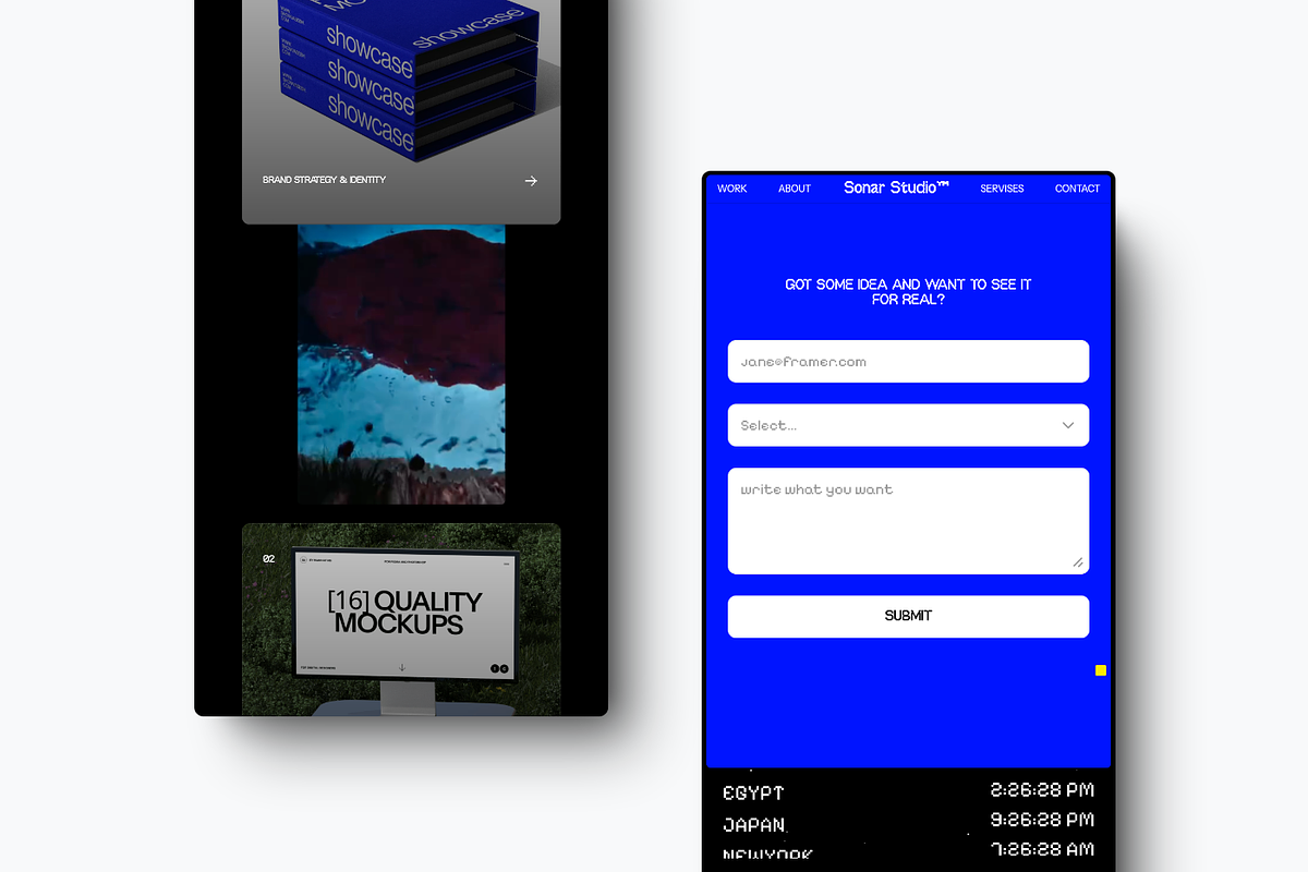 Sonar Studio | Framer Template, a Landing Page Template by imdanny (Photo 3 of 5)