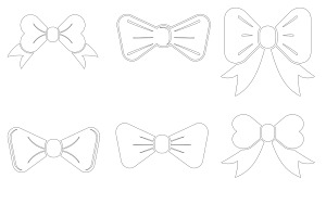 BowTie Neck Ties Set 1 Procreate