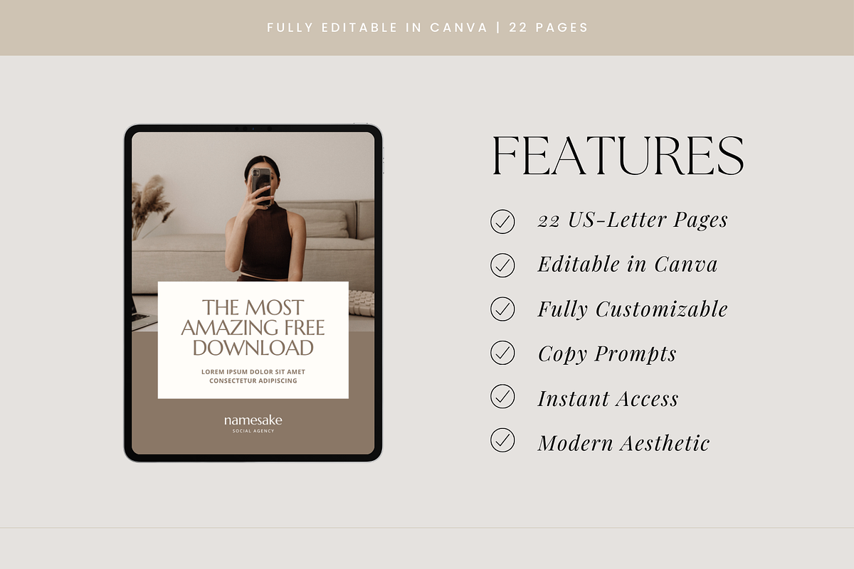 Lead Magnet Template | Canva, a Marketing Template by Rosetta Lane Design (Photo 5 of 8)