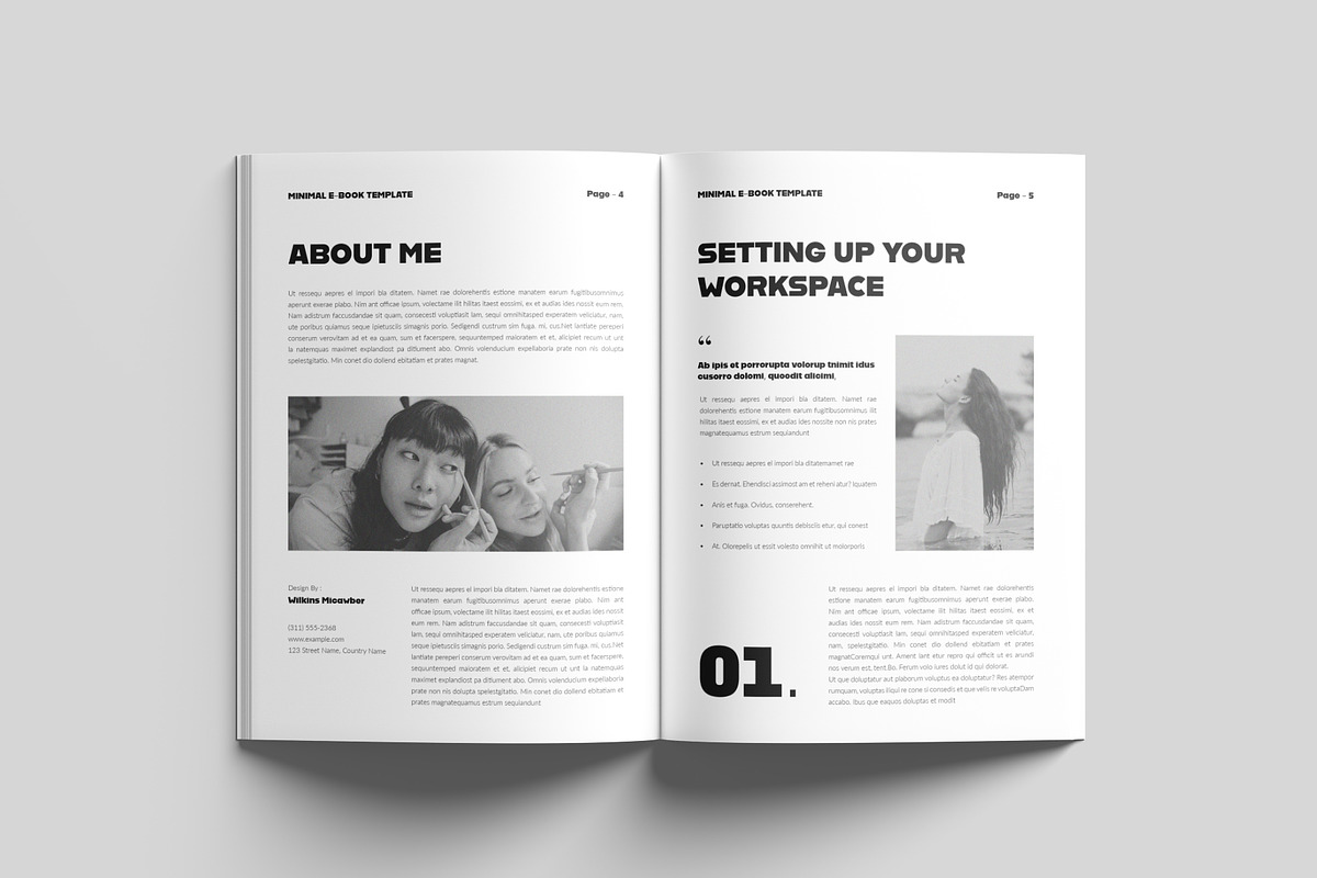 E-Book Template, a Design Template by RusenoelType (Photo 3 of 9)