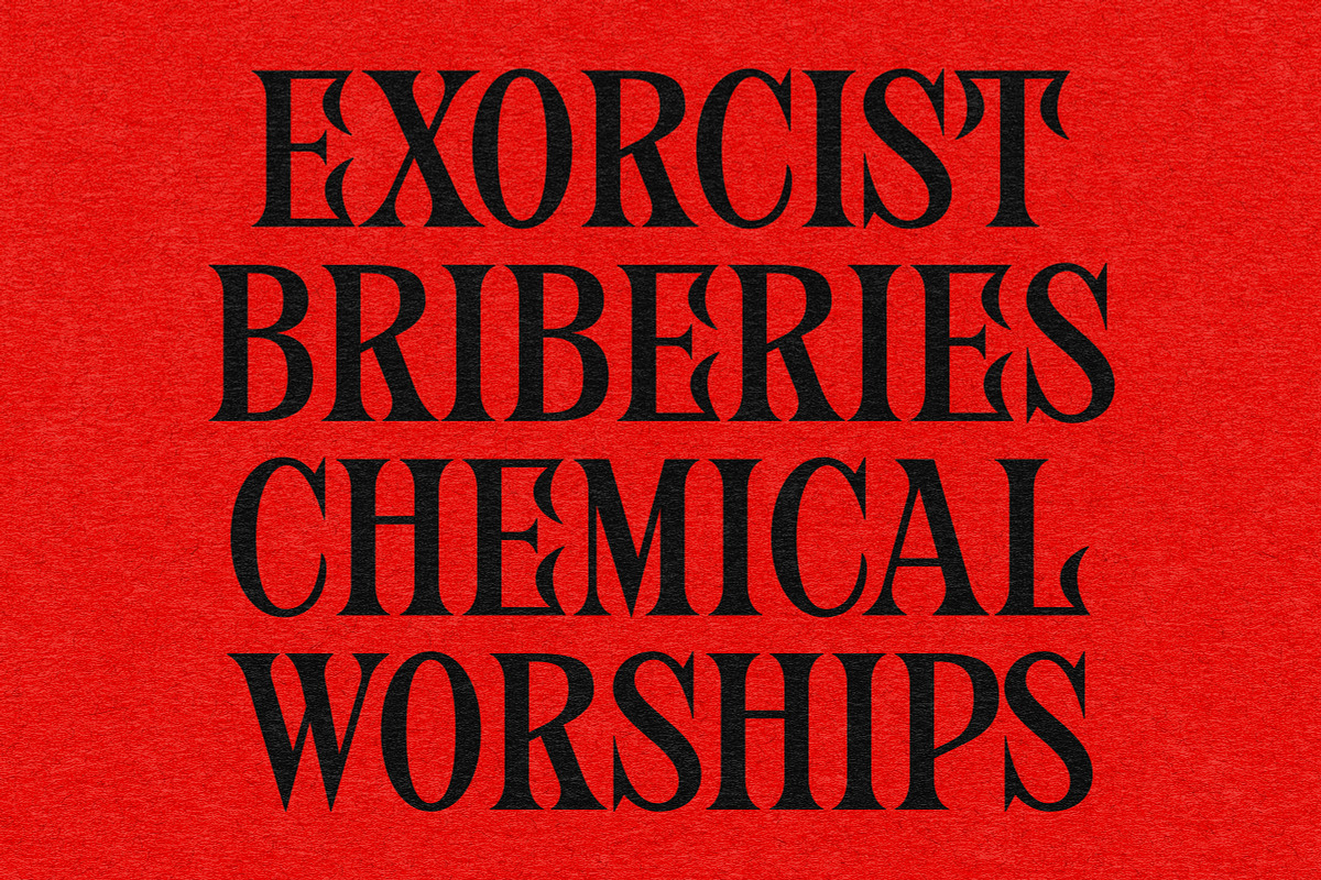 Maleth - A Classic Horror Font, a Serif Font by The Type Fella (Photo 6 of 8)