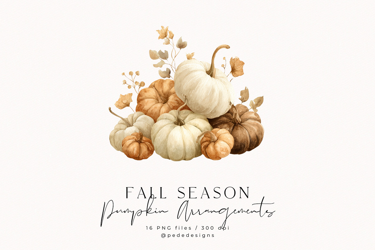 Fall Season Collection, a Seasonal Illustration by PeDe Designs (Photo 23 of 32)