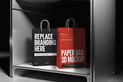 Paper Bag 3D Mockup, a Packaging Mockup by graphicook (Thumbnail 4 of 4)
