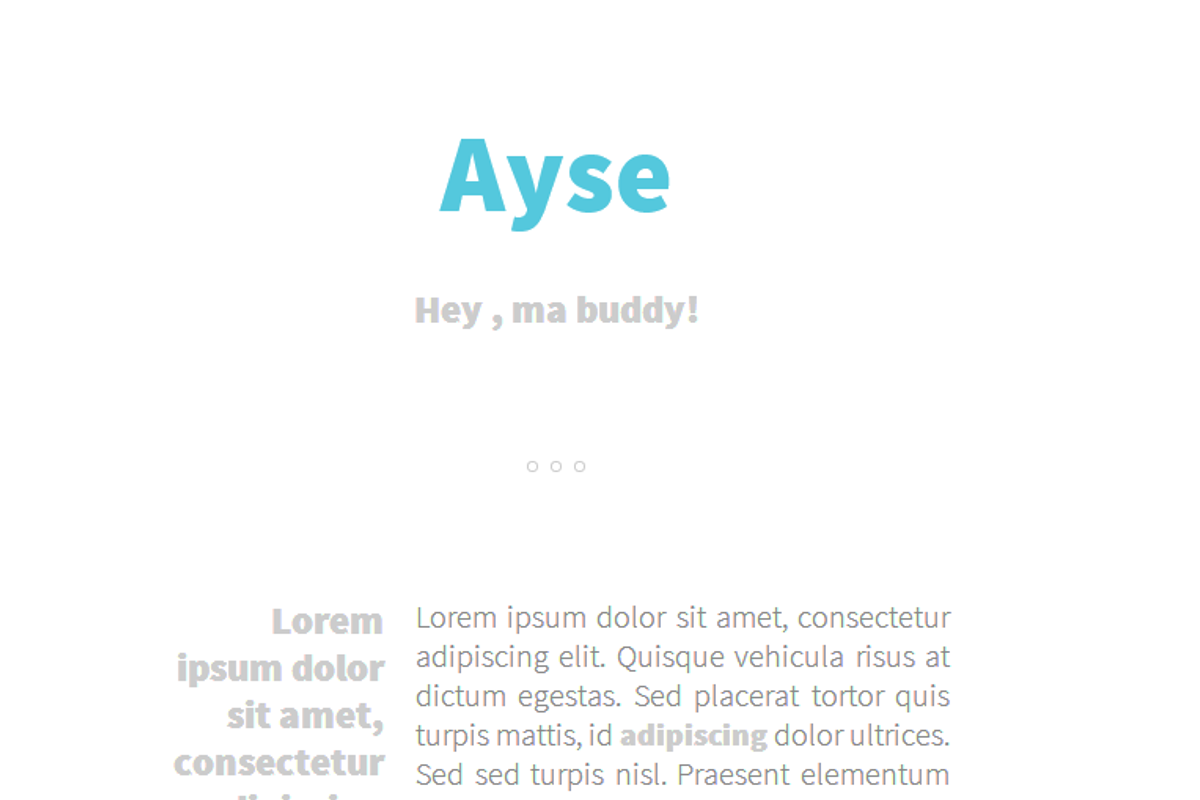 Ayse - Clean Tumblr Theme, a Websites & App Template by mselmany (Photo 2 of 5)
