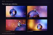 Winter Baubles - 12 JPG Backgrounds, a Background Graphic by Photocreo Michal Bednarek (Thumbnail 2 of 6)