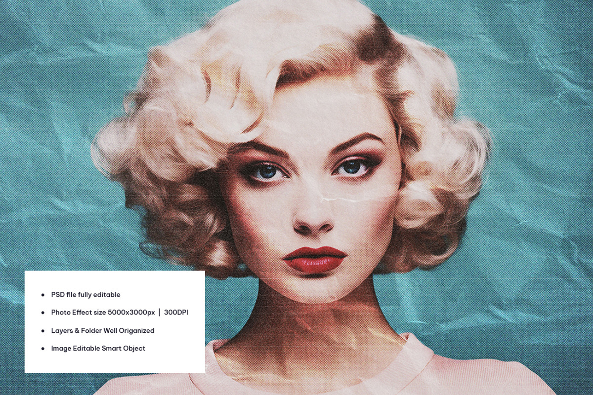 Soft Halftone Photo Effect, a Layer Style Add-On by iDoodle Studio (Photo 3 of 5)